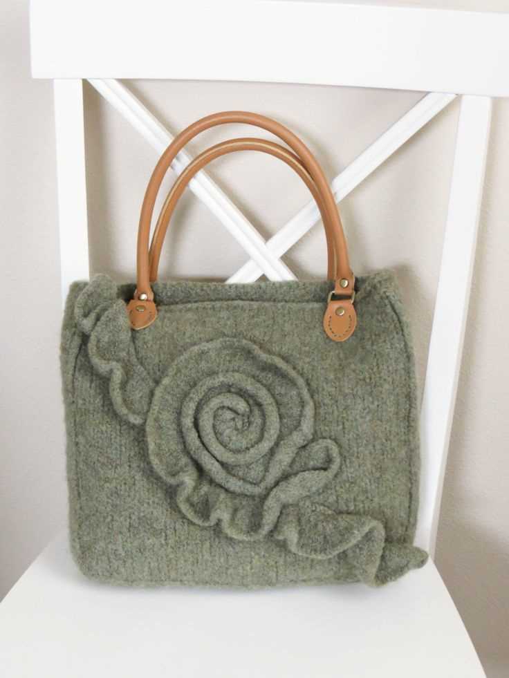 Felted tote knitting pattern