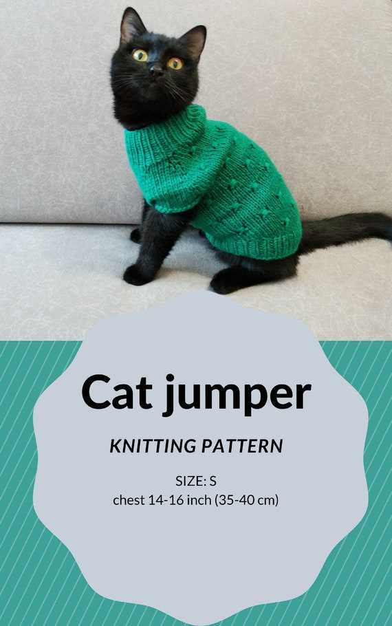 Knitted cat jumper pattern free