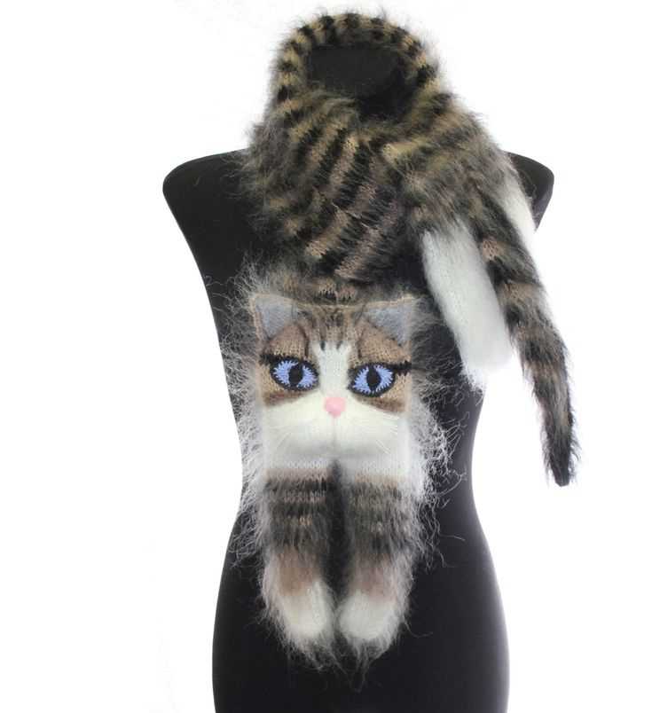 Fuzzy scarf knitting pattern