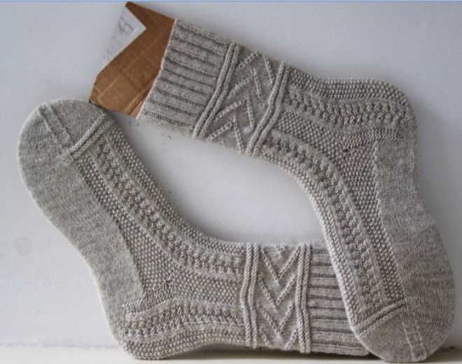 Fisherman's socks knitting pattern