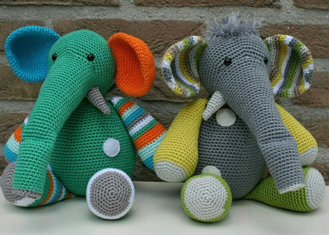 Knitted elephant toy pattern free