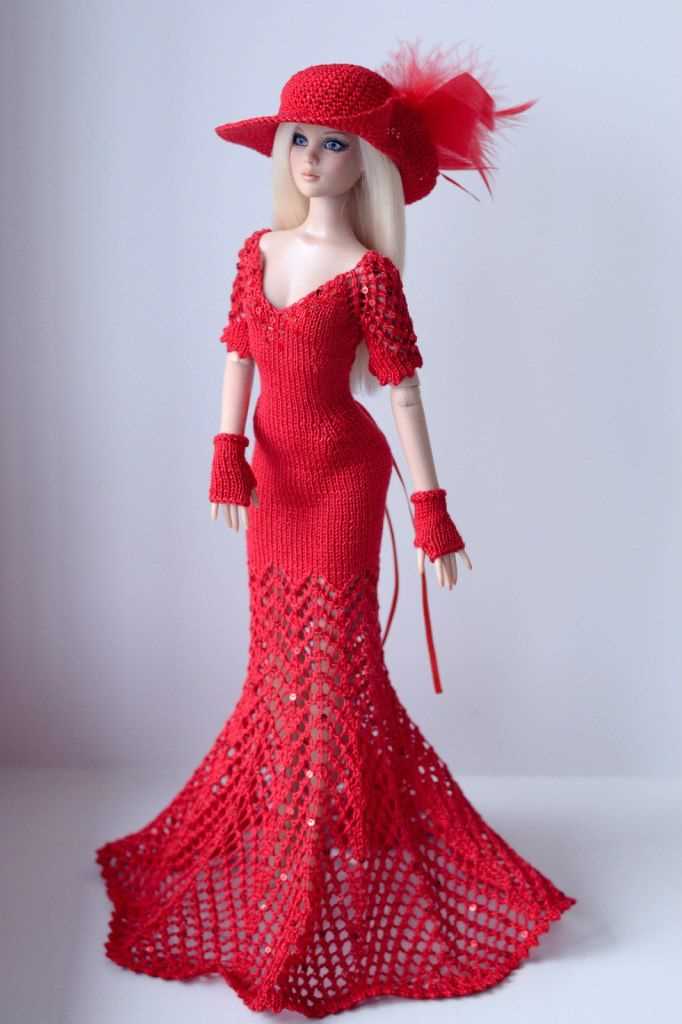 Knitted barbie doll dress patterns