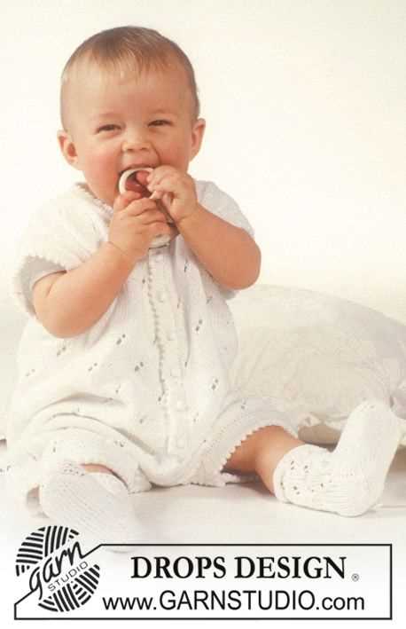 Free knitting pattern baby romper