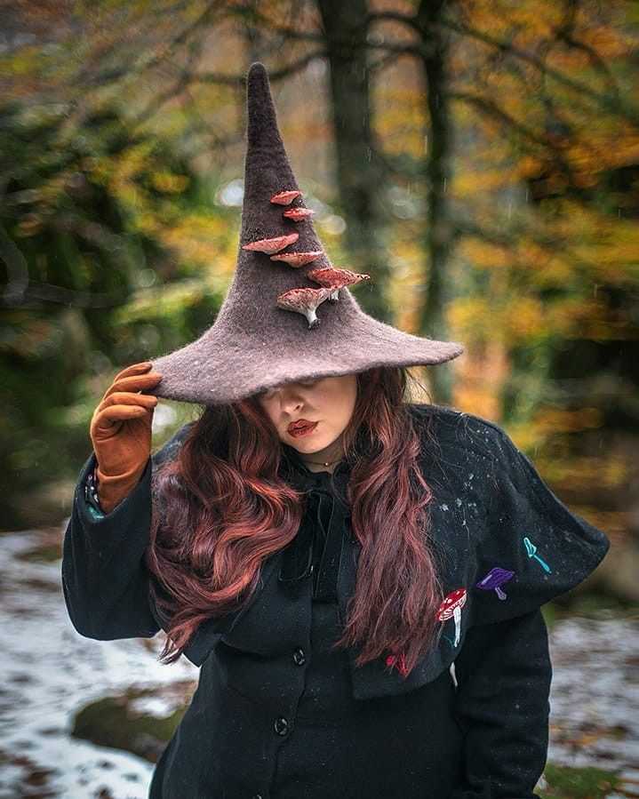 Felted witch hat knitting pattern