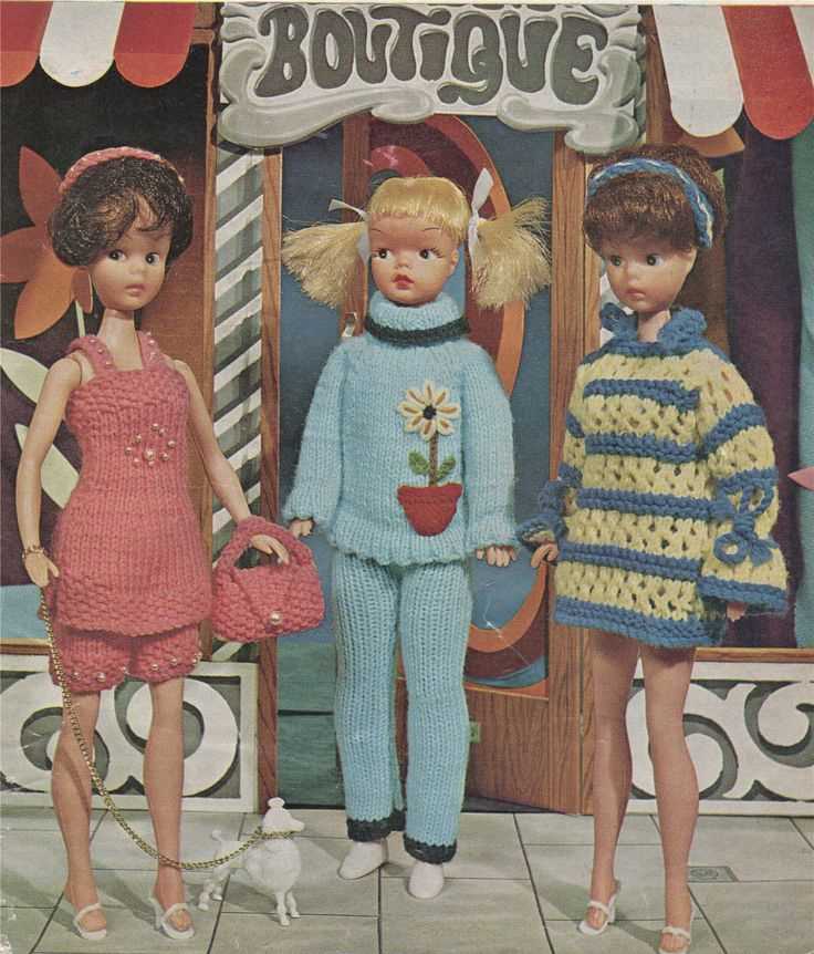 12 inch doll clothes knitting patterns free
