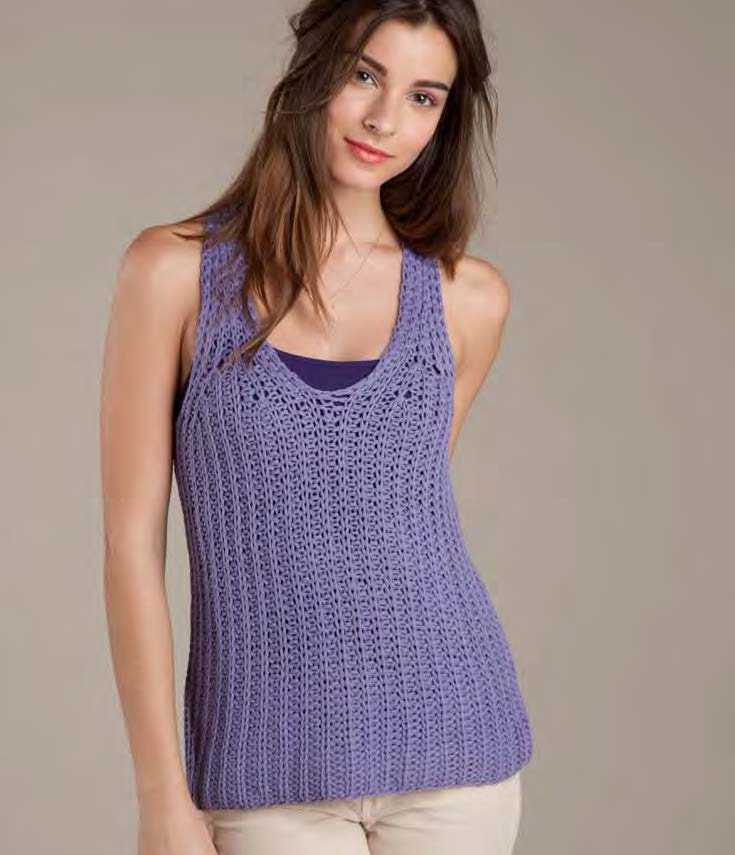 Knitting patterns vest tops