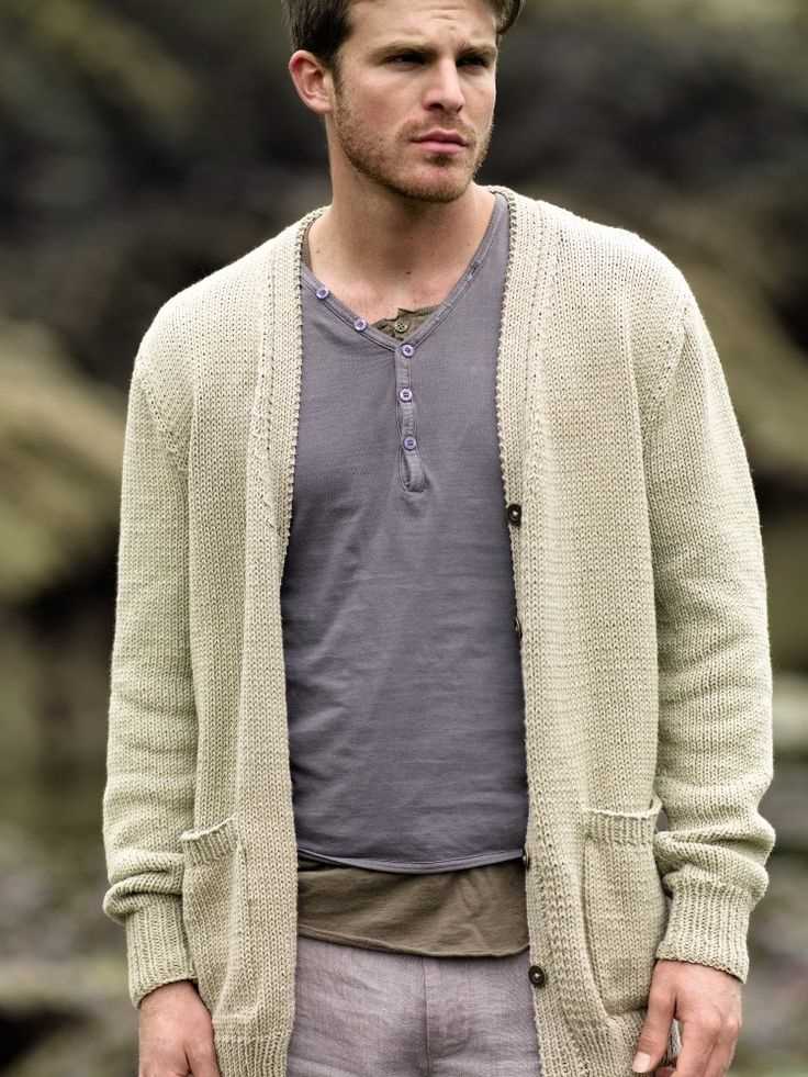Free mens cardigan knitting patterns