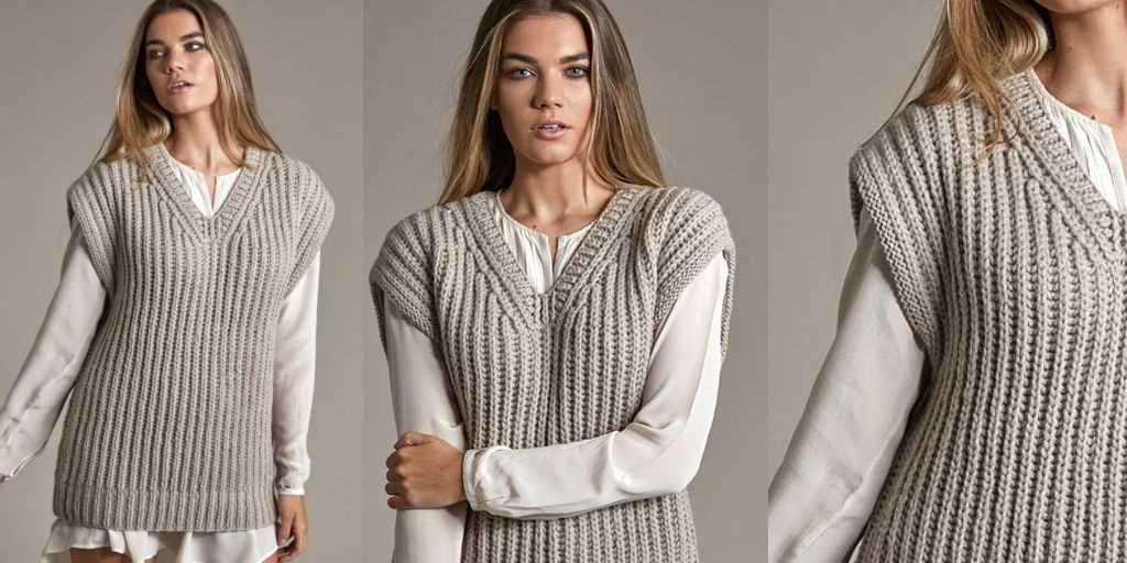 Plus size vest knitting patterns free