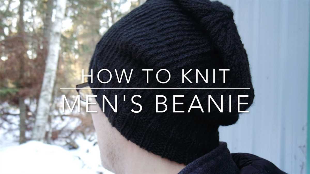 Mens beanie knitting pattern free 8 ply