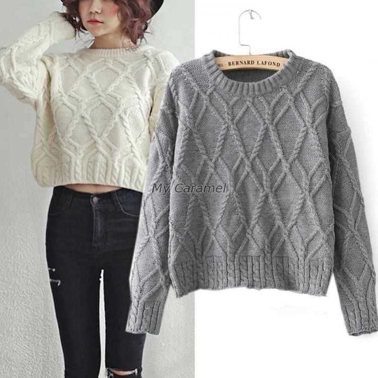 Womens cable knit sweater pattern
