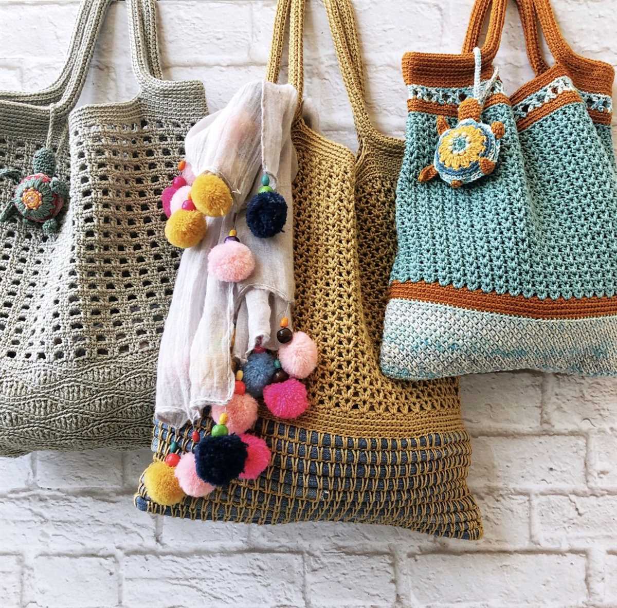 Knitted shopping bag pattern
