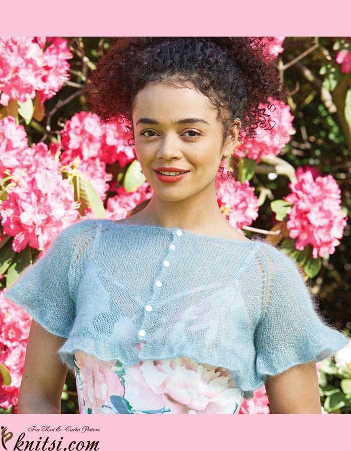 Mohair wrap knitting pattern