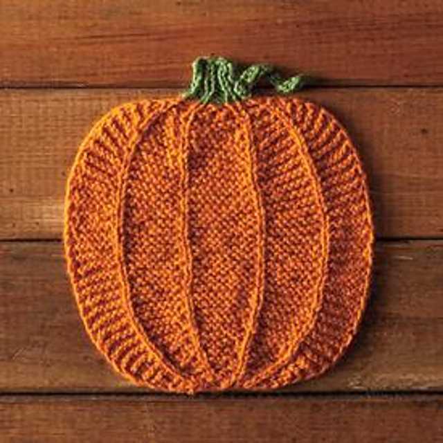 Free pumpkin knitting pattern