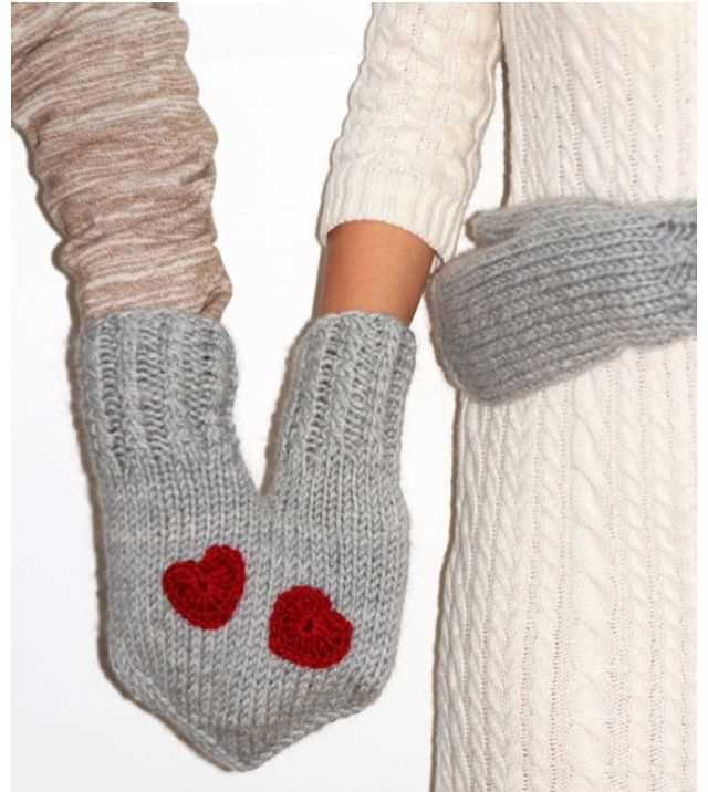 Couple mittens knitting pattern