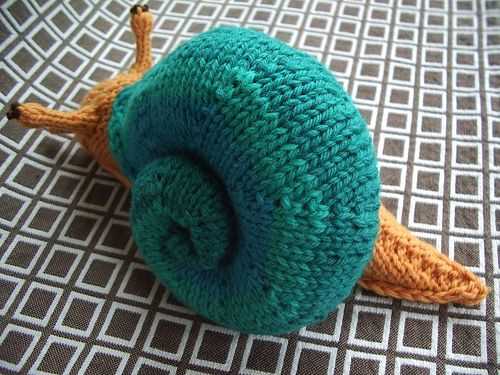 Snail knitting pattern