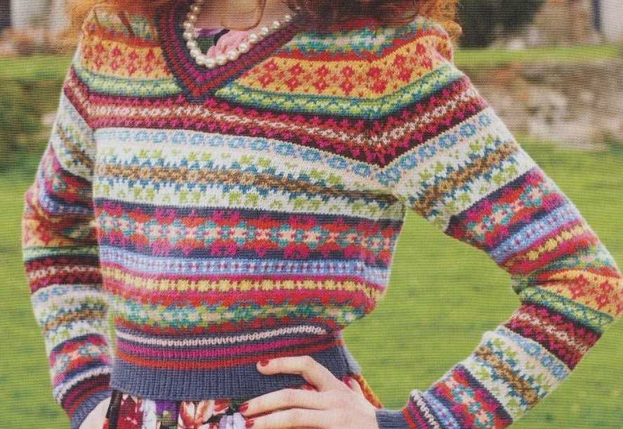 Fair isle sweater knitting patterns