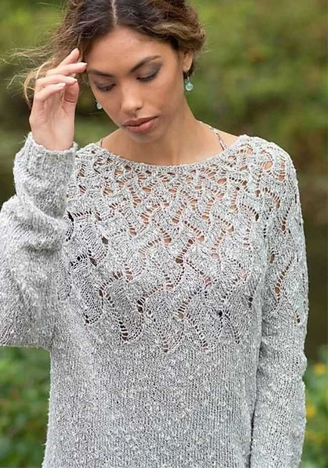 Lace knitting patterns for sweaters