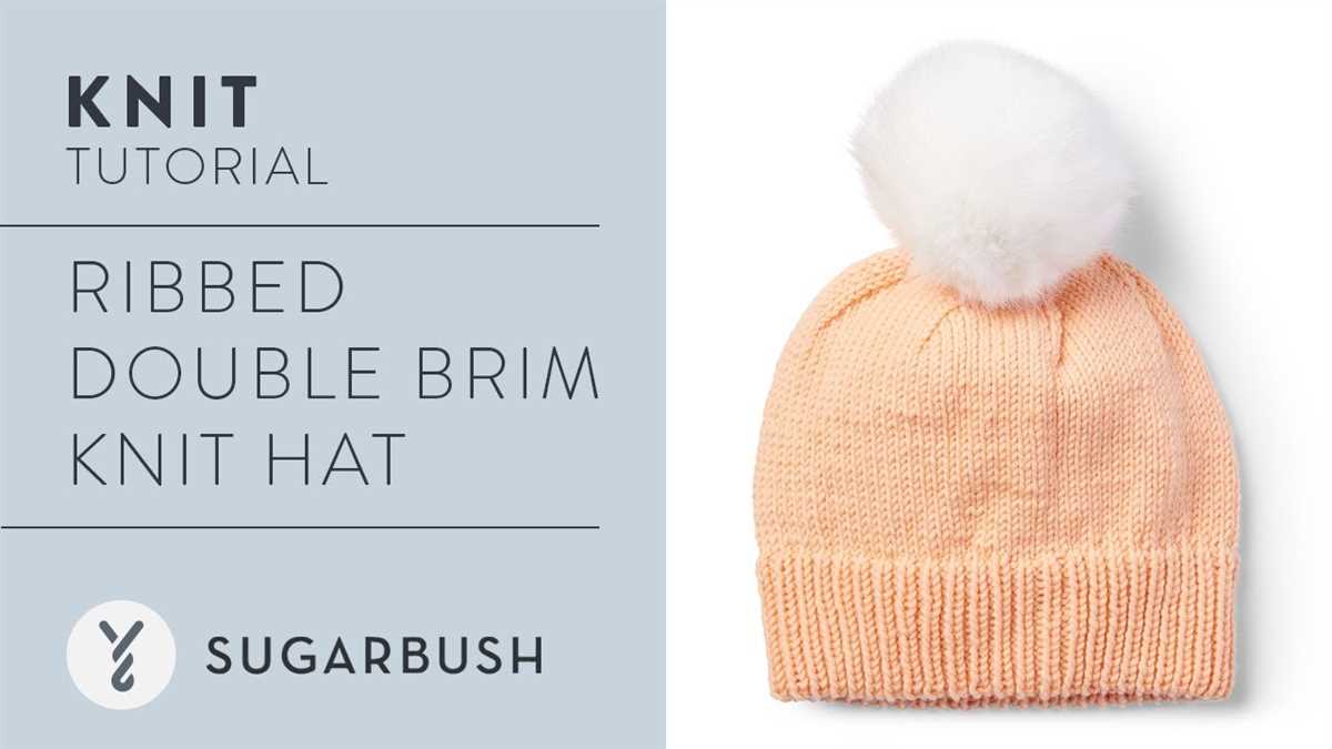 Easy knit hat pattern free straight needles