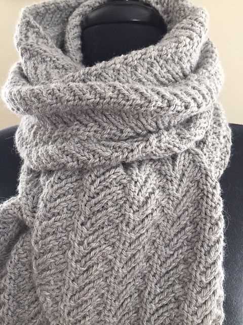 Mens scarf knitting pattern ravelry