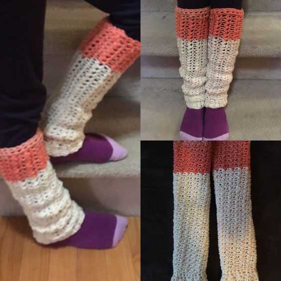 Easy knit leg warmers pattern free