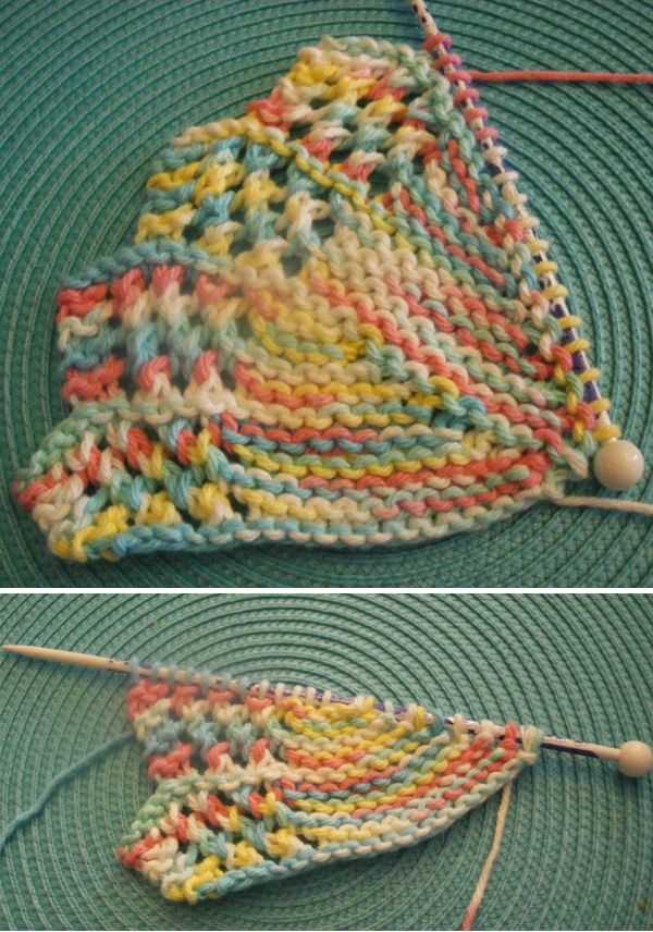 Free knitted dishcloth patterns pictures