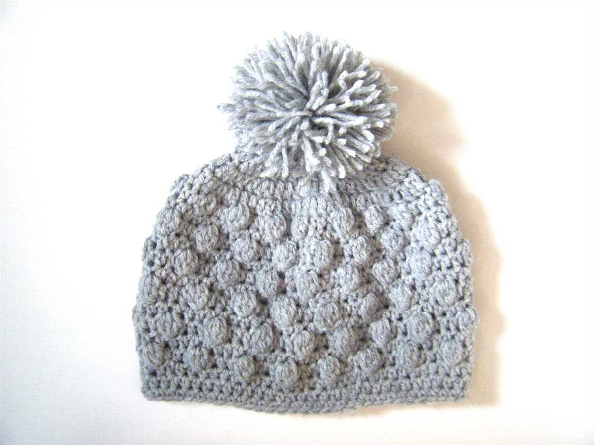 Knitting bobble hat pattern