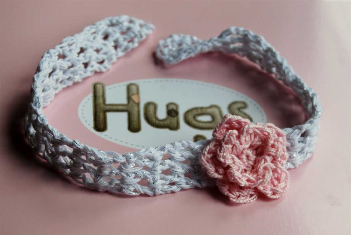 Free knit headband pattern with flower