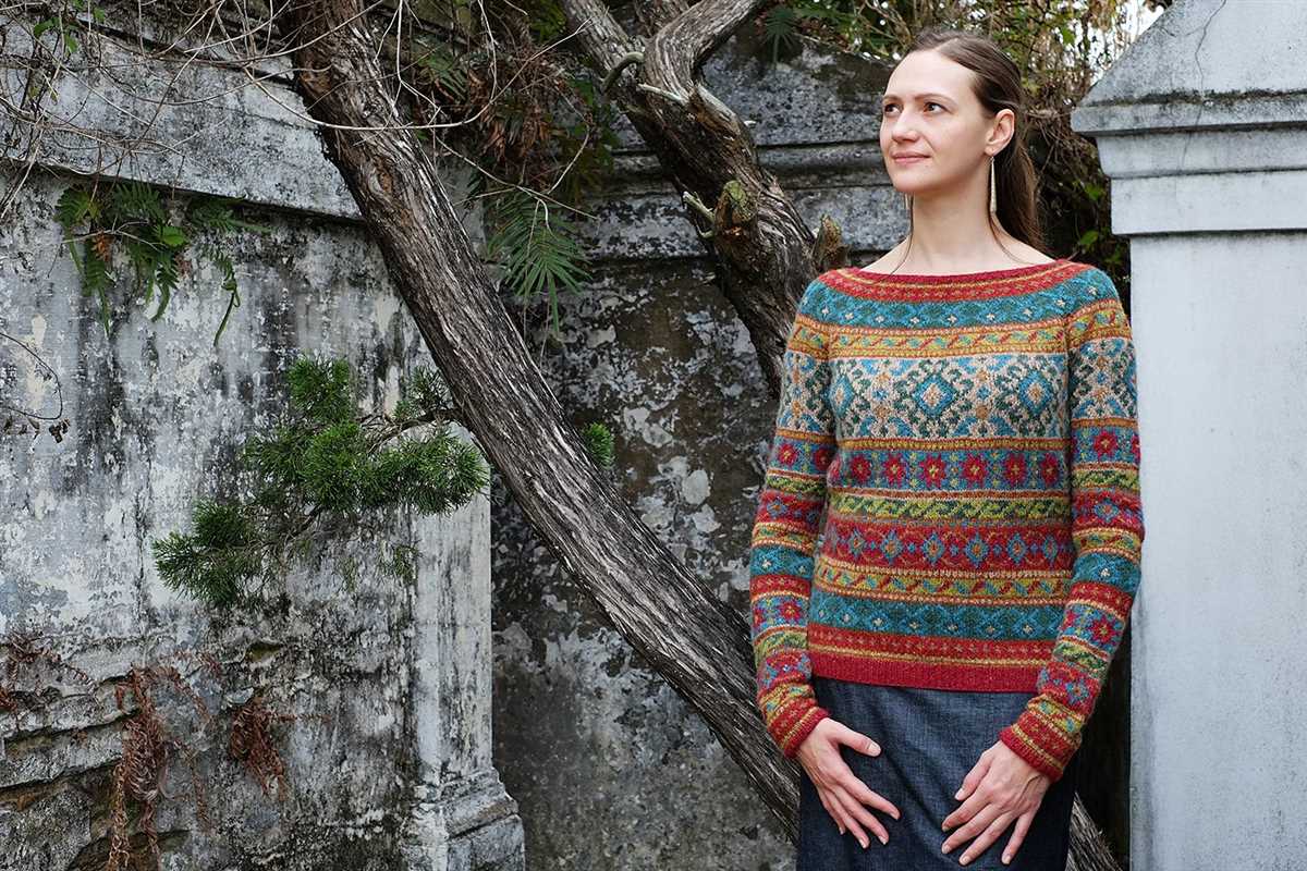 Fair isle sweater knitting patterns