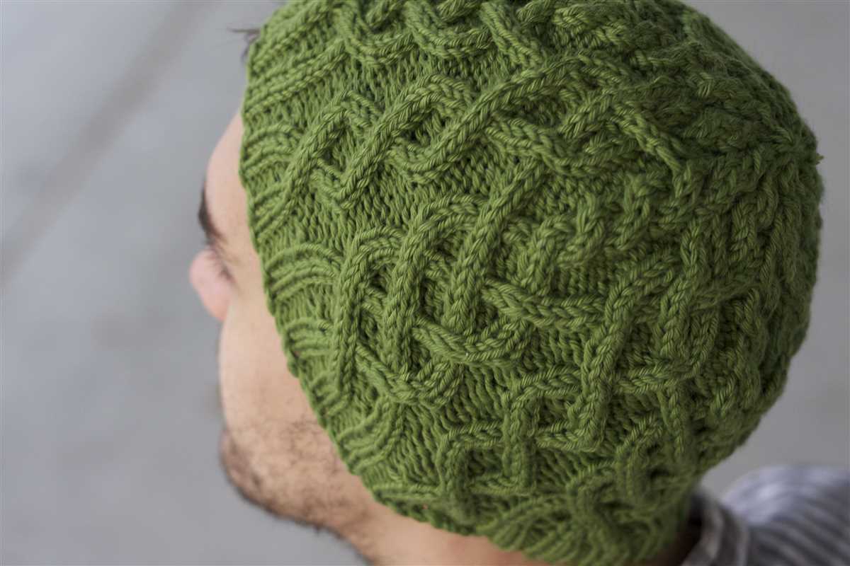 Create a Stylish Cable Knit Beanie with this Easy-to-Follow Pattern Cable knit beanie pattern
