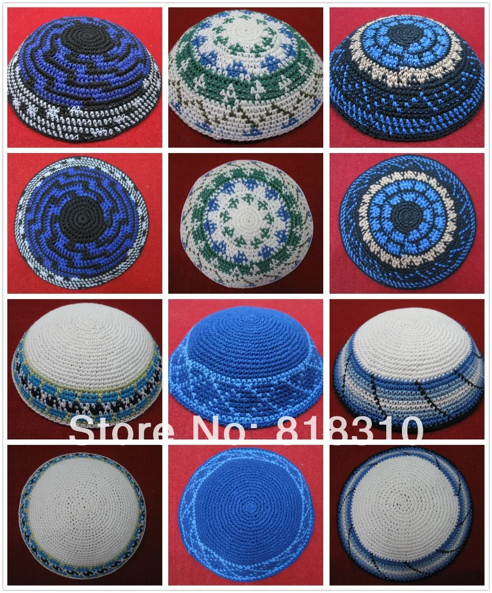 Knit yarmulke pattern
