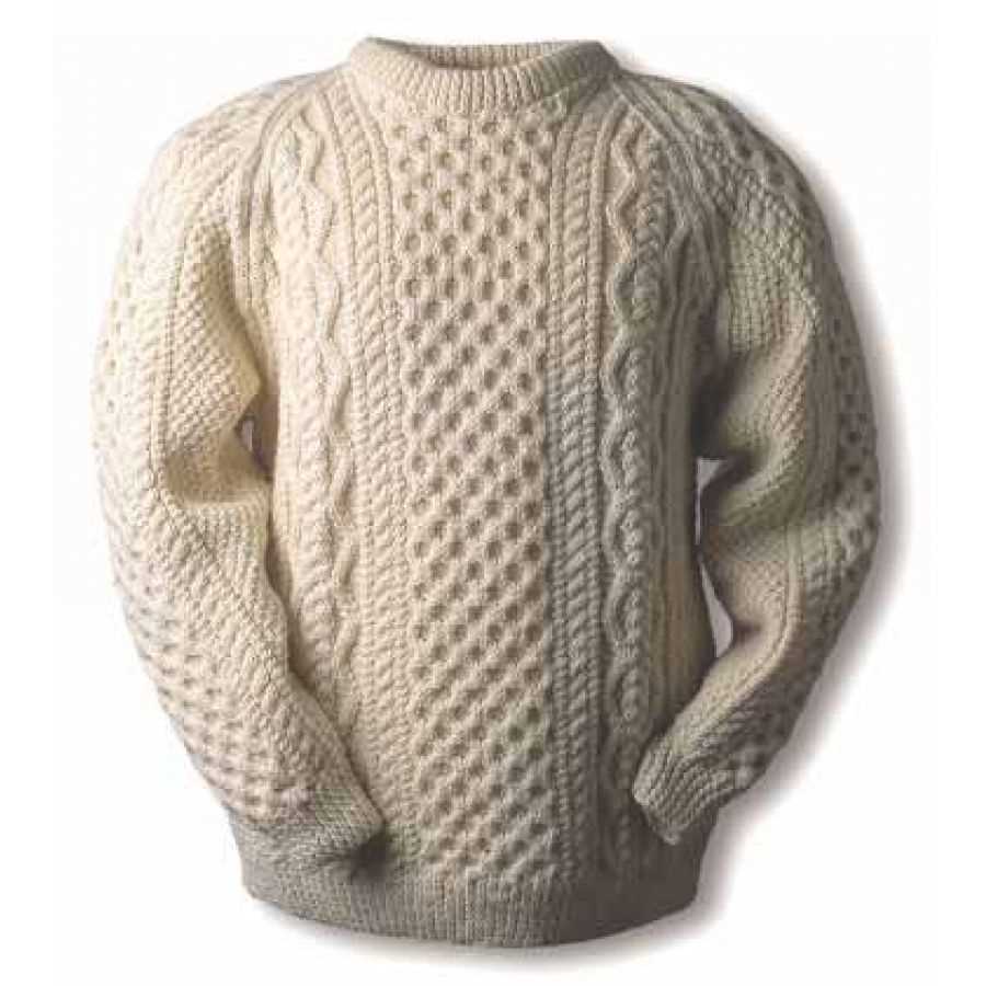 Knit aran sweater free pattern