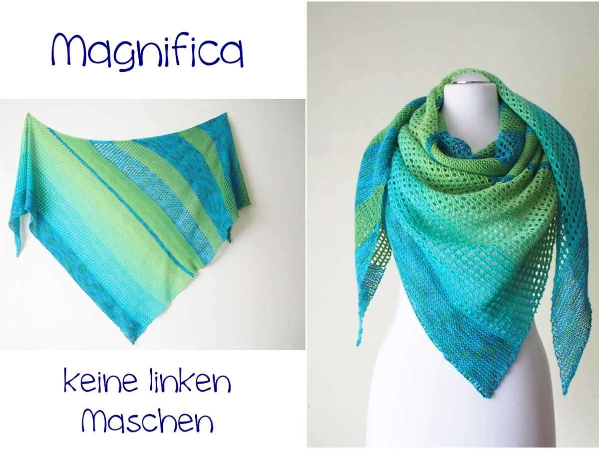 Beginner knit triangle shawl pattern