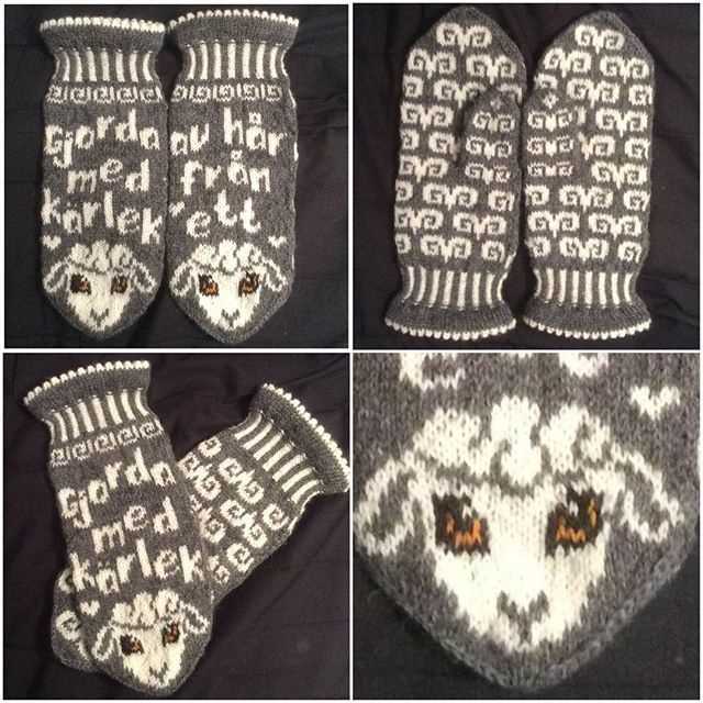 Machine knit mittens free pattern