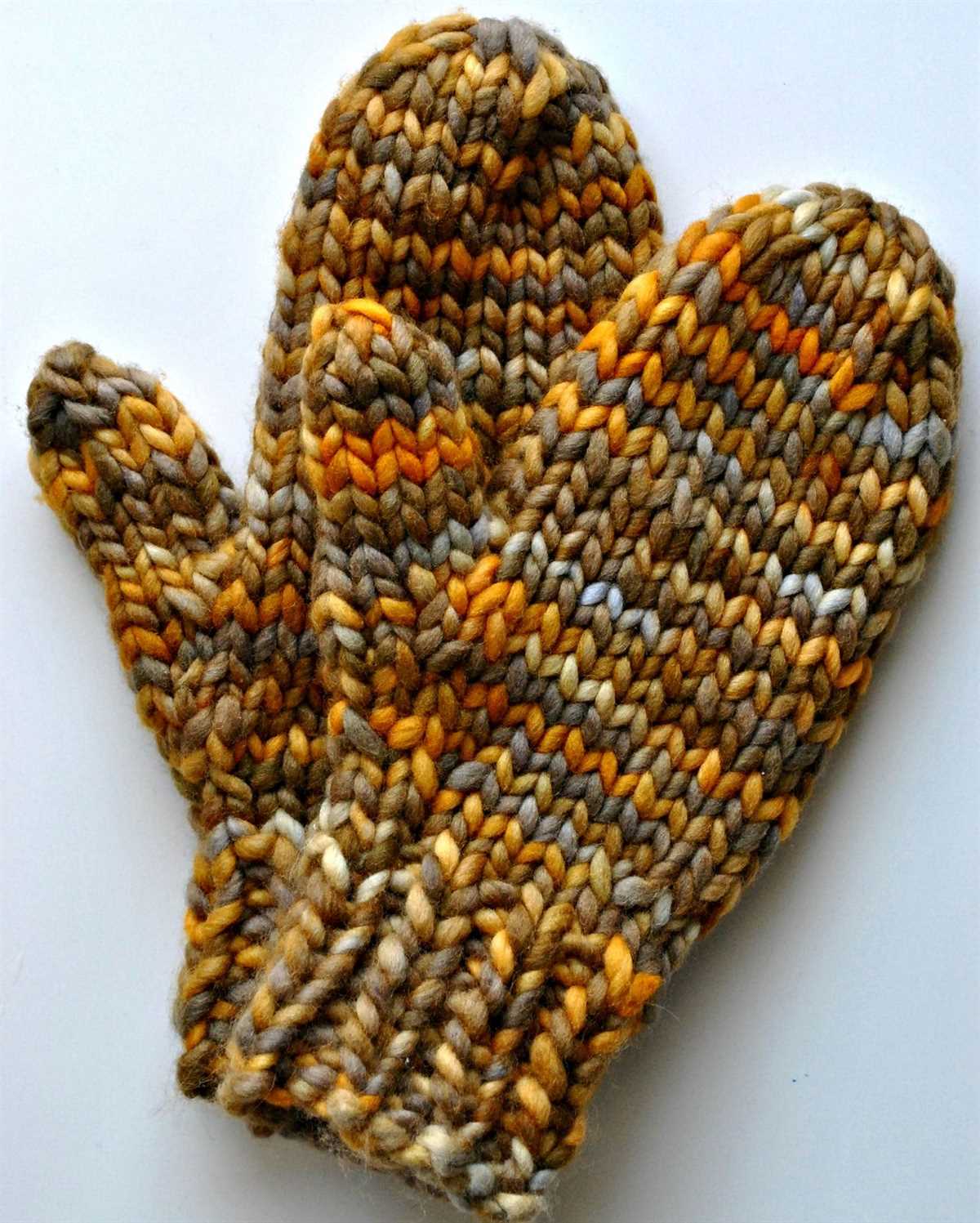 Knitted mitt pattern