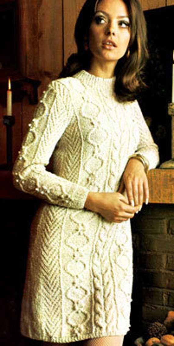 Sweater dress knitting pattern