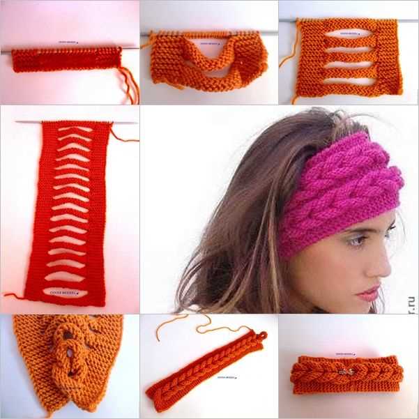 Braided knit headband free pattern