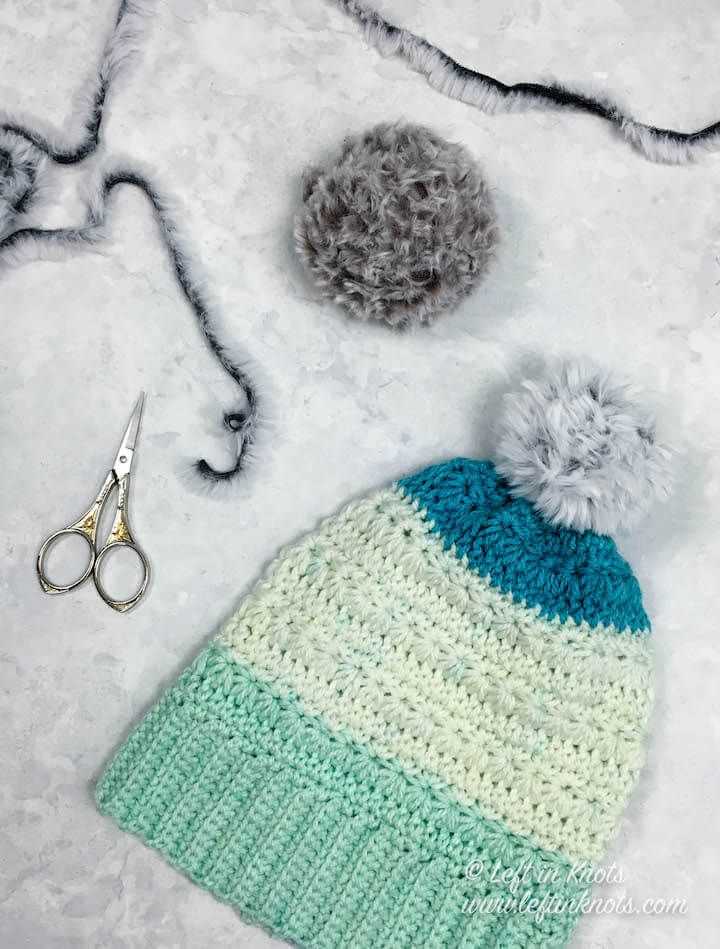 Go for faux yarn knit patterns