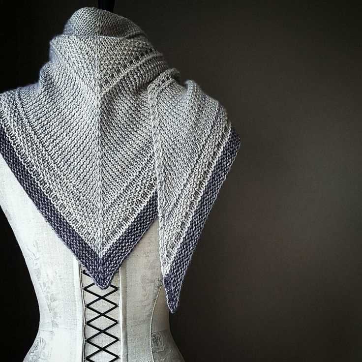 Simple shawl knitting pattern free