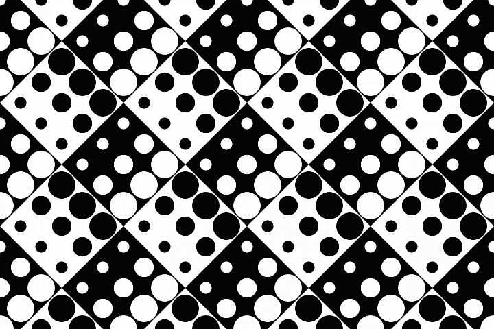 Polka dot knitting pattern