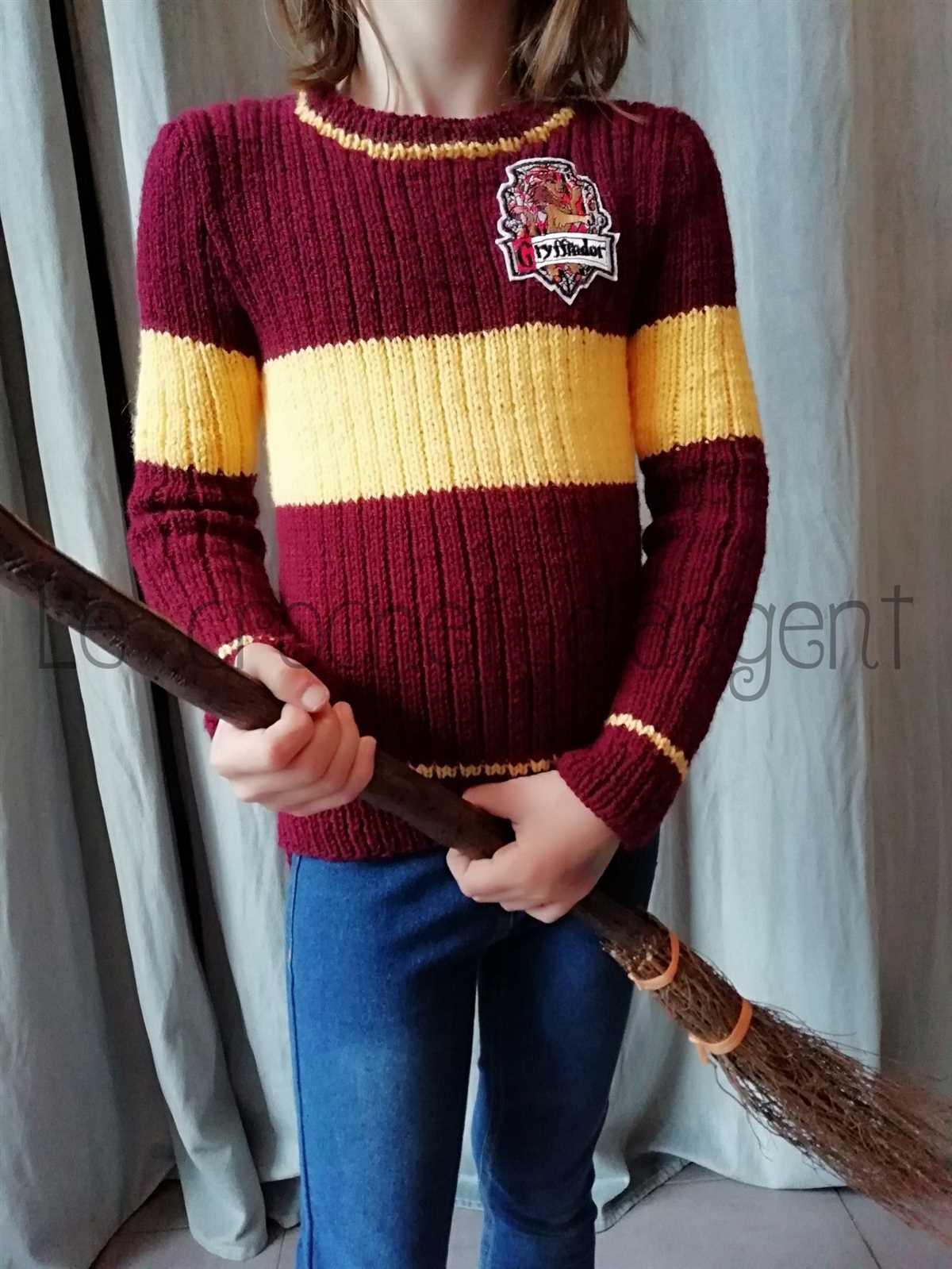 Harry potter quidditch sweater knitting pattern