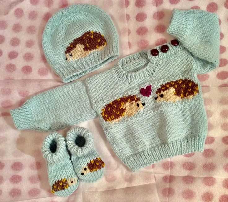 Baby set knitting patterns