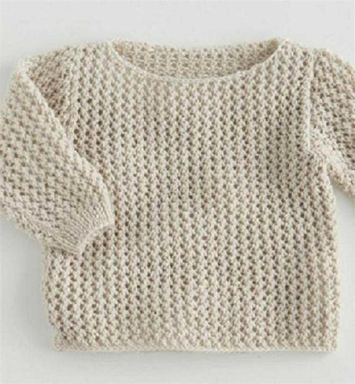 Free infant sweater knitting patterns