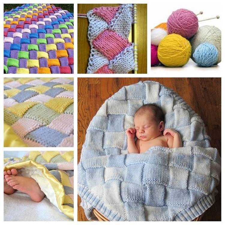 Free knitted baby blanket pattern
