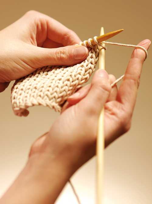 Convert crochet pattern to knit
