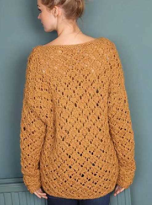 Lace jumper knitting patterns