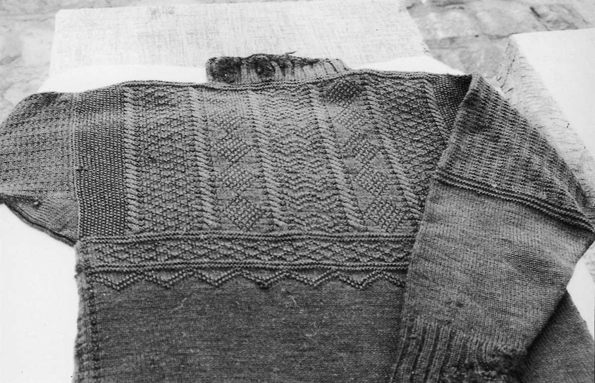 Gansey jumper knitting pattern