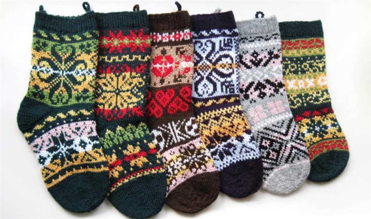 Norwegian socks knitting pattern