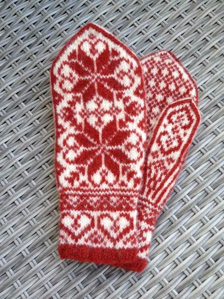 Felted mittens knitting pattern