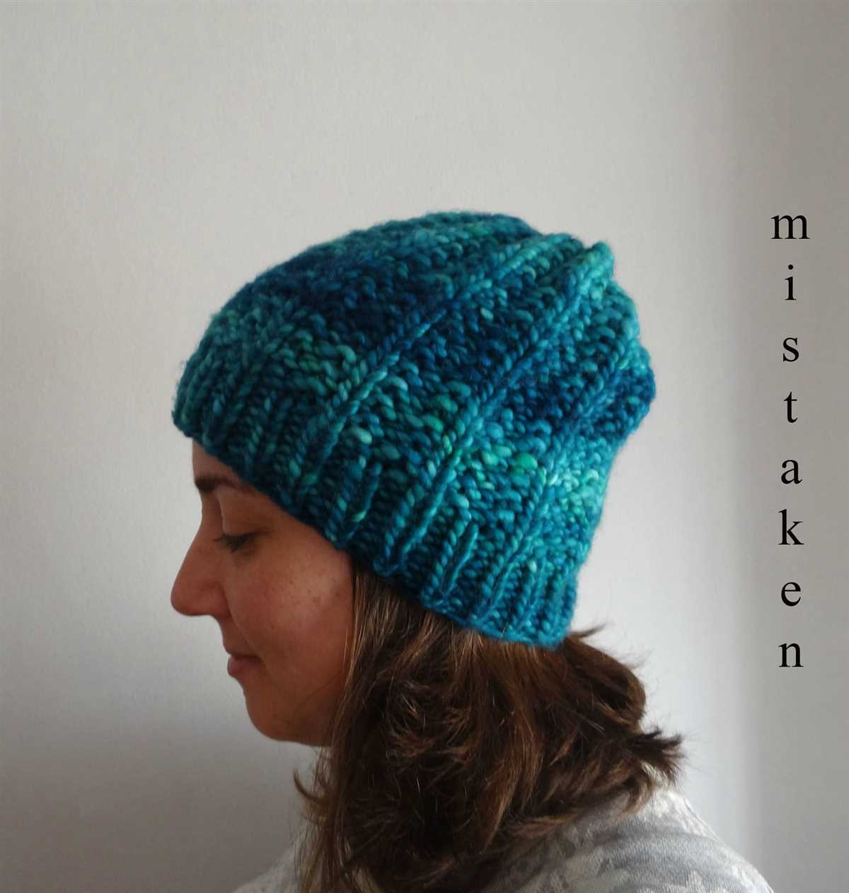 Bulky yarn slouchy hat pattern knit