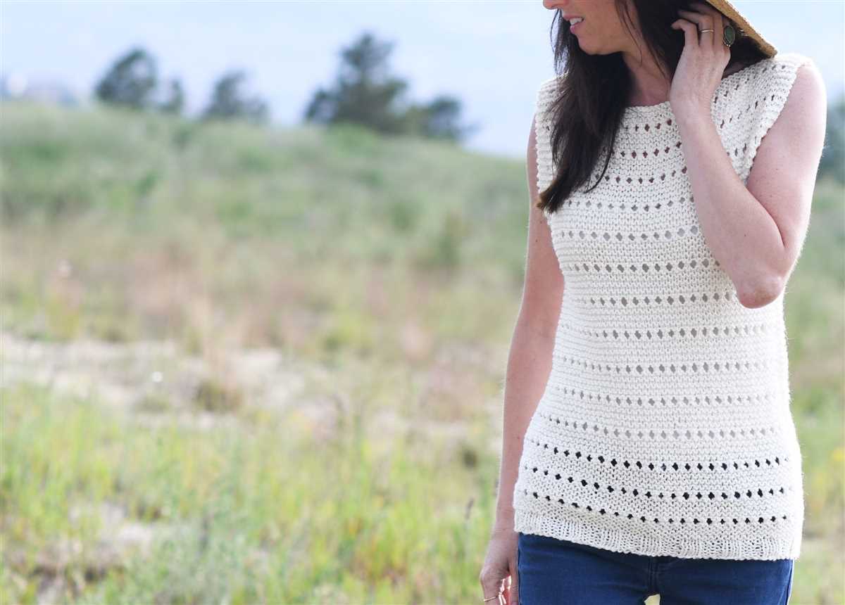 Beginner friendly knit sweater pattern